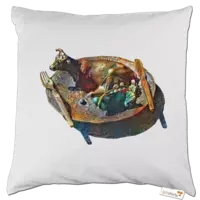 Motiv: Kissen - Bau er´n Frühstück - bestimme auf Wunsch Details wie Produkt, Grösse, Farbe und Position selbst ! Motiv: Kissen - Bau er´n Frühstück