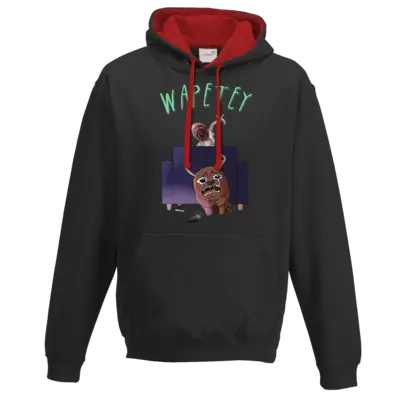 Motiv: Two-Tone Hoodie - Phasmo - bestimme auf Wunsch Details wie Produkt, Grösse, Farbe und Position selbst ! Motiv: Two-Tone Hoodie - Phasmo