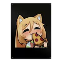 Motiv: Metallschild - Pizza - bestimme auf Wunsch Details wie Produkt, Grösse, Farbe und Position selbst ! Motiv: Metallschild - Pizza