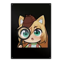 Motiv: Metallschild - Detective - bestimme auf Wunsch Details wie Produkt, Grösse, Farbe und Position selbst ! Motiv: Metallschild - Detective