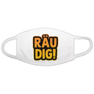 Motiv: Gesichtsmaske - RÄUDIG