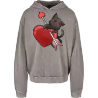 Motiv: Acid Washed Oversize Hoodie - Nami Amor - bestimme auf Wunsch Details wie Produkt, Grösse, Farbe und Position selbst ! Motiv: Acid Washed Oversize Hoodie - Nami Amor