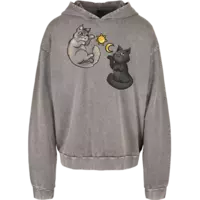 Motiv: Acid Washed Oversize Hoodie - bestimme auf Wunsch Details wie Produkt, Grösse, Farbe und Position selbst ! Motiv: Acid Washed Oversize Hoodie
