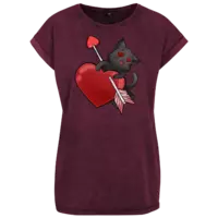Motiv: Ladies Acid Washed Extended Shoulder Tee - Nami Amor - bestimme auf Wunsch Details wie Produkt, Grösse, Farbe und Position selbst ! Motiv: Ladies Acid Washed Extended Shoulder Tee - Nami Amor