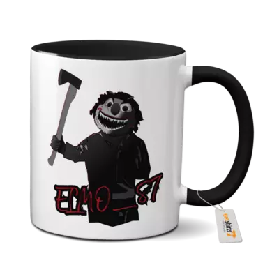 Motiv: Tasse farbig - Elmo mit Axt