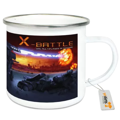 Motiv: Emaille-Tasse - XBattle - Das Multiplayer Actiongame