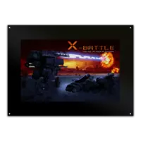 Motiv: Metallschild - XBattle - Das Multiplayer Actiongame - bestimme auf Wunsch Details wie Produkt, Grösse, Farbe und Position selbst ! Motiv: Metallschild - XBattle - Das Multiplayer Actiongame