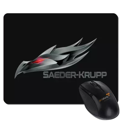 Motiv: Mousepad Textil - Shadowrun Saeder-Krupp Konzernlogo 