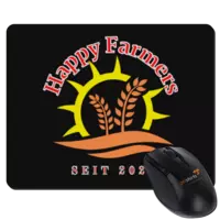 Motiv: Mousepad Textil - Happy Farmers - bestimme auf Wunsch Details wie Produkt, Grösse, Farbe und Position selbst ! Motiv: Mousepad Textil - Happy Farmers