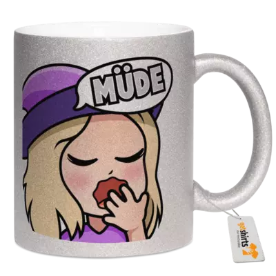 Motiv: Tasse Sparkle - Müde