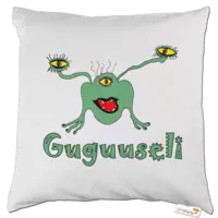 Motiv: Kissen - Guguuseli - bestimme auf Wunsch Details wie Produkt, Grösse, Farbe und Position selbst ! Motiv: Kissen - Guguuseli