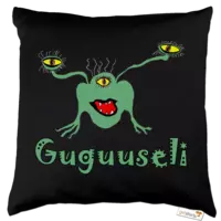Motiv: Kissen Baumwolle - Guguuseli - bestimme auf Wunsch Details wie Produkt, Grösse, Farbe und Position selbst ! Motiv: Kissen Baumwolle - Guguuseli