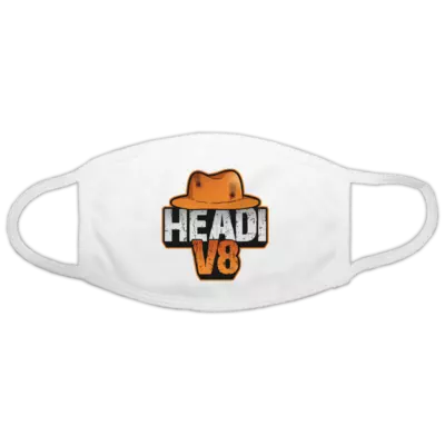 Motiv: Gesichtsmaske - HeadiV8-Logo