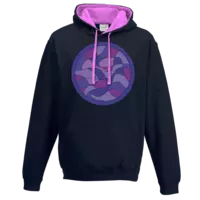 Motiv: Two-Tone Hoodie - Geisthexende - bestimme auf Wunsch Details wie Produkt, Grösse, Farbe und Position selbst ! Motiv: Two-Tone Hoodie - Geisthexende
