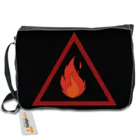 Motiv: Schultertasche - Feuerhexende - bestimme auf Wunsch Details wie Produkt, Grösse, Farbe und Position selbst ! Motiv: Schultertasche - Feuerhexende