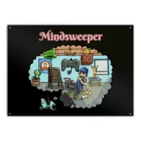 Motiv: Metallschild - Mindsweeper - bestimme auf Wunsch Details wie Produkt, Grösse, Farbe und Position selbst ! Motiv: Metallschild - Mindsweeper