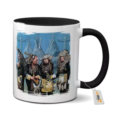 Motiv: Tasse farbig - Indianlodge