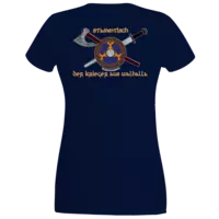 Motiv: T-Shirt Damen V-Neck Classic - Krieger aus Walhalla - bestimme auf Wunsch Details wie Produkt, Grösse, Farbe und Position selbst ! Motiv: T-Shirt Damen V-Neck Classic - Krieger aus Walhalla