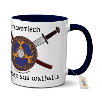 Motiv: Tasse farbig - Krieger aus Walhalla