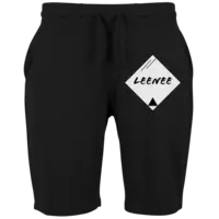 Motiv: Terry Shorts - Logo Leenee weiß - bestimme auf Wunsch Details wie Produkt, Grösse, Farbe und Position selbst ! Motiv: Terry Shorts - Logo Leenee weiß
