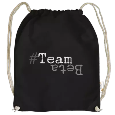 Motiv: Cotton Gymsac - TeamBeta Black&White 