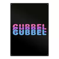 Motiv: Metallschild - GUBBEL! - bestimme auf Wunsch Details wie Produkt, Grösse, Farbe und Position selbst ! Motiv: Metallschild - GUBBEL!