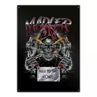 Motiv: Metallschild - MADLER - bestimme auf Wunsch Details wie Produkt, Grösse, Farbe und Position selbst ! Motiv: Metallschild - MADLER
