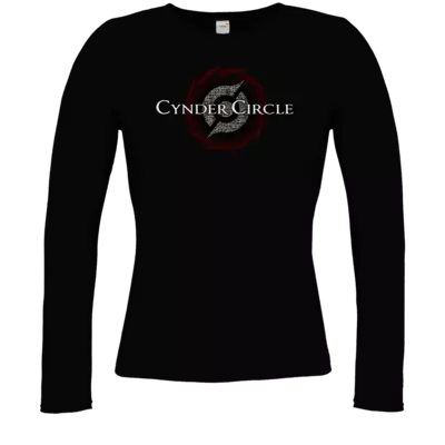 Motiv: Longsleeve Damen Organic - Feuerrad front 