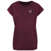 Motiv: Ladies Acid Washed Extended Shoulder Tee - Fabian - Rain 