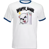 Motiv: T-Shirt Ringer - Hype logo - bestimme auf Wunsch Details wie Produkt, Grösse, Farbe und Position selbst ! Motiv: T-Shirt Ringer - Hype logo