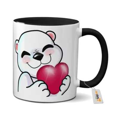 Motiv: Tasse farbig - Herz