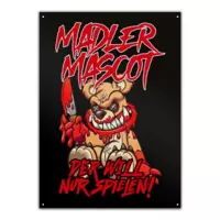 Motiv: Metallschild - MADLER Mascot - bestimme auf Wunsch Details wie Produkt, Grösse, Farbe und Position selbst ! Motiv: Metallschild - MADLER Mascot