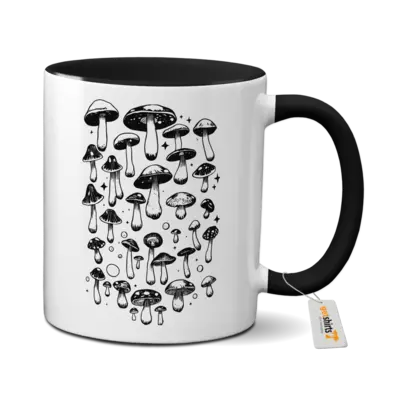 Motiv: Tasse farbig - Pilze