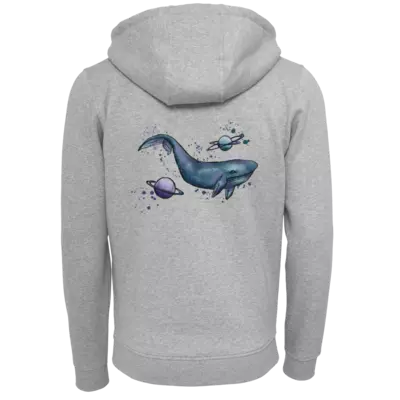 Motiv: Heavy Zip-Hoodie - gelaxy whale 