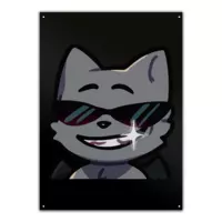 Motiv: Metallschild - Cool - bestimme auf Wunsch Details wie Produkt, Grösse, Farbe und Position selbst ! Motiv: Metallschild - Cool