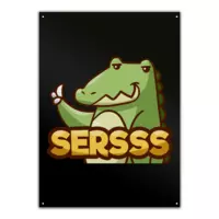 Motiv: Metallschild - Sersss - bestimme auf Wunsch Details wie Produkt, Grösse, Farbe und Position selbst ! Motiv: Metallschild - Sersss