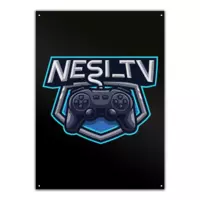 Motiv: Metallschild - Nesi Logo - bestimme auf Wunsch Details wie Produkt, Grösse, Farbe und Position selbst ! Motiv: Metallschild - Nesi Logo