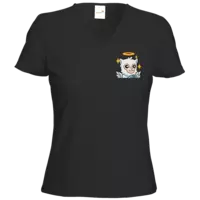 Motiv: T-Shirt Damen V-Neck Classic - bestimme auf Wunsch Details wie Produkt, Grösse, Farbe und Position selbst ! Motiv: T-Shirt Damen V-Neck Classic