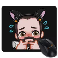 Motiv: Mousepad Textil - Nino Maid Shy - bestimme auf Wunsch Details wie Produkt, Grösse, Farbe und Position selbst ! Motiv: Mousepad Textil - Nino Maid Shy