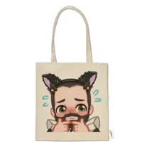 Motiv: Baumwolltasche - Nino Maid Shy - bestimme auf Wunsch Details wie Produkt, Grösse, Farbe und Position selbst ! Motiv: Baumwolltasche - Nino Maid Shy