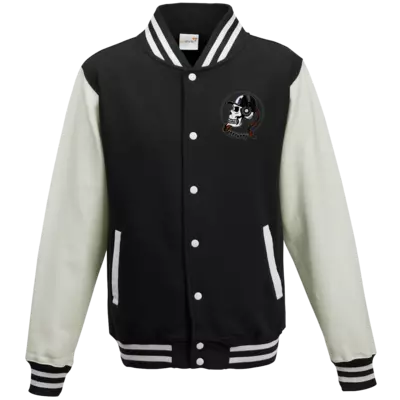 Motiv: College Jacke - STV Twitch-Skull - bestimme auf Wunsch Details wie Produkt, Grösse, Farbe und Position selbst ! Motiv: College Jacke - STV Twitch-Skull