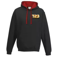 Motiv: Two-Tone Hoodie - T23-Logo - bestimme auf Wunsch Details wie Produkt, Grösse, Farbe und Position selbst ! Motiv: Two-Tone Hoodie - T23-Logo