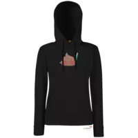 Motiv: Hoodie Damen Classic - bestimme auf Wunsch Details wie Produkt, Grösse, Farbe und Position selbst ! Motiv: Hoodie Damen Classic