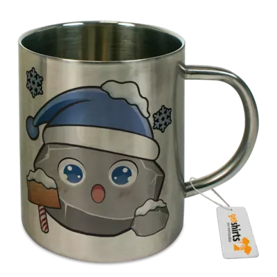 Motiv: Tasse Edelstahl - winter
