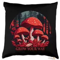 Motiv: Kissen Baumwolle - Grow your way - bestimme auf Wunsch Details wie Produkt, Grösse, Farbe und Position selbst ! Motiv: Kissen Baumwolle - Grow your way