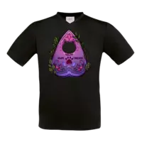 Motiv: T-Shirt V-Neck FAIR WEAR - Cat Ouija - bestimme auf Wunsch Details wie Produkt, Grösse, Farbe und Position selbst ! Motiv: T-Shirt V-Neck FAIR WEAR - Cat Ouija