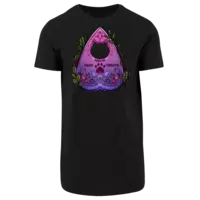 Motiv: Shaped Long Tee - Cat Ouija - bestimme auf Wunsch Details wie Produkt, Grösse, Farbe und Position selbst ! Motiv: Shaped Long Tee - Cat Ouija