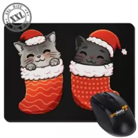Motiv: XXL Mousepad - Christmas Socks - bestimme auf Wunsch Details wie Produkt, Grösse, Farbe und Position selbst ! Motiv: XXL Mousepad - Christmas Socks
