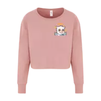 Motiv: Womans Cropped Sweat - bestimme auf Wunsch Details wie Produkt, Grösse, Farbe und Position selbst ! Motiv: Womans Cropped Sweat