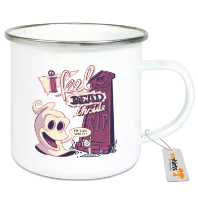 Motiv: Emaille-Tasse - Dead Inside 